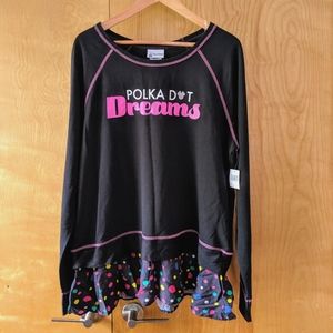 NWT Disney Minnie Polka Dot Dreams tunic top (2X)